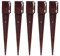 Fence Post Spike Support Holders Drive Down 600mm 4 / 100mm Like Metpost Holder x 9