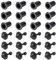 sourcing map Speaker Small Peg Kit Guides 25.5mm Black Dia 6mm 12 Pairs