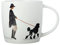 Maxwell & Williams DX1067 Kaffee-Tasse 400 ml – Serie Best Furry Friends – Porzellan mit Pudel bunt – in Geschenkbox