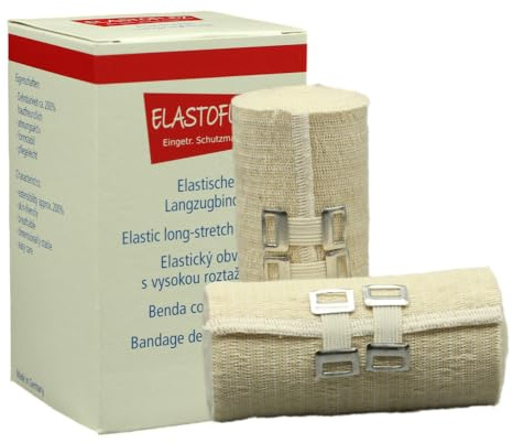 ELASTOFLEX Langzugbinde 10 cm x 3,5 m NATUR (gedehnt 200%) - 2 Stück