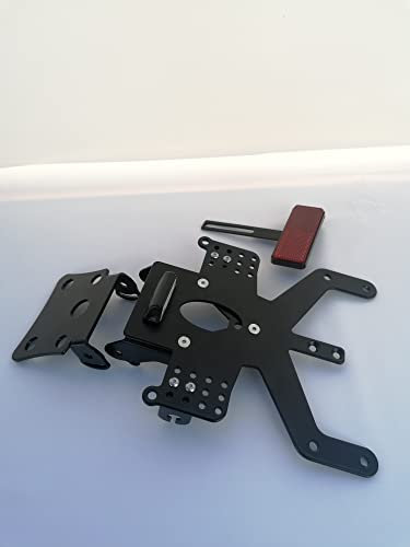 Kennzeichenhalter GroFaTec REVO für Yamaha YZF-R6 03-05 RJ05 RJ09 Kennzeichenträger yzfr6 Nummernschild Träger Halter kurzes Heck Heckumbau Porta Targa