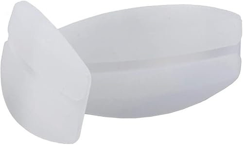 Silikon-BH-Trägerkissen, rutschfeste Pads, Schulterschutz, transparent, weiß