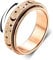 Diamday Anti-Angst Spinner Ringe Fidget Band Ringe für Stress Angstlinderung für Damen Herren Edelstahl Roller Ringe Stress Ringe Drehbarer Ringe Angst Ringe Mondstern Sand Blast Finish Roségold 57