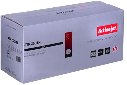 Activejet ATR-2501N toner for Ricoh printer replacement RICOH 841769 841991 842009; Supreme; 9000 pages; black