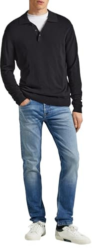 Pepe Jeans Herren Slim Jeans, Blau (Denim-ht0), 33 W/34 L