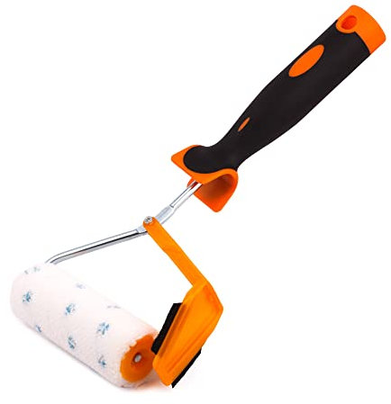 Mivos Rodillo de Corte de 10 cm - Patinete de Líneas para un Corte Rápido y Limpio de Bordes - Rodillo de Separación - Rodillo de Pintura