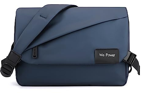 FANDARE Ultraleich Umhängetasche Herren Schultertasche Männer Hängetasche Arbeitstasche Nylon Messenger Bag für Alltag Freizeit Arbeit Büro Reisen Schule Wasserdicht Herren-Schultertaschen Dunkelblau