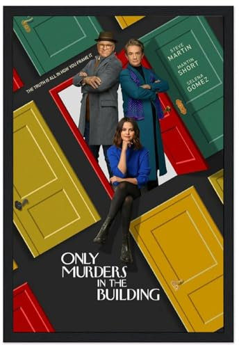 Rudd Poster Only Murders in The Build, Wandkunstdruck, Retro-Ästhetik, Raumdekoration, Malerei, Leinwand, Poster für Zuhause und Büro, 20 x 30 cm