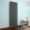 GY Bath Vertical Radiator Anthracite Flat Panel Designer 1800x544mm Double Modern Central Heating Rads