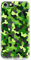 Berkin Arts Compatible with iPhone SE 2022/2020 Case iPhone 8 Case/iPhone 7 Case Clear TPU Cover Green Camouflage Design Lush Hues Leafy Minimalism