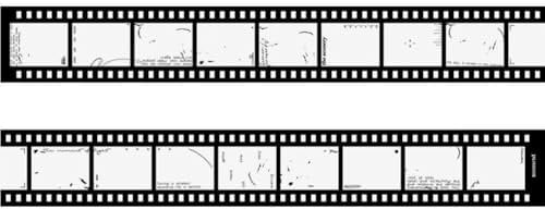 Haowul Filmstreifen-partyband, Filmstreifen-Aufkleber, Filmstreifen-randband, Filmdekoration, Filmrandrolle, Filmparty-Dekorationen, Schwarz Und Weiß, Für Themenparty-tischdekoration