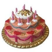 Sparfroh Torte Miniatur Puppenhaus Deko