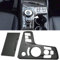 HEYOUTH Mittelkonsole Wrap kit Kohlefaser Aufkleber Sticker Dekor Interieurleisten Auto Dekoration for Sportage NQ5 2022 2023 2024(Nur Hybrid-Version)