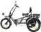 MEGHNA E Bike Dreirad für Erwachsene 48V/250 W Fat Ebike 20 Zoll Elektro Dreirad E Trike Elektrofahrrad Lastenfahrrad E-Bike mit LCD-Display/Rücksicht