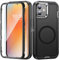 Giyer Handyhülle für iPhone 11 Hülle mit Schutzfolie, 360° Stoßfest Robust Panzerhülle für Phone 11 Case Cover Schutzhülle mit Magnetisch (Schwarz, Für iPhone 11)