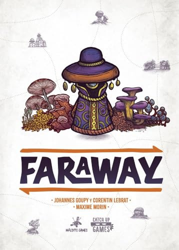 Maldito Games – Faraway | Juego de Mesa de Estrategia y Exploración de Cartas | 2-6 Jugadores | +10 Años | 25 Minutos por Partida (MLDG385761)