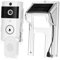 HOMOCONO Solar-Powered Wireless Video Doorbell Rain Cover Solar Charger Two-Way Audio Weatherproof for Home Security and Visitor Engagement