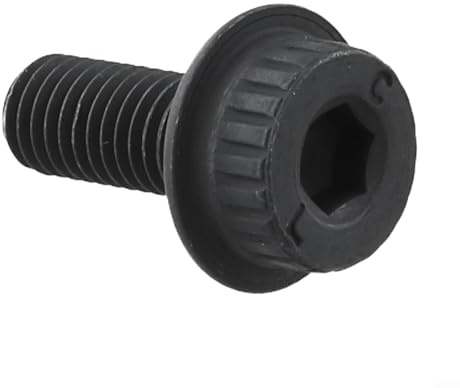 Blattschraube, M8-1,25 x 20 mm, Linksgewinde, 1 Packung für Gehrungssägen, Ersatzteil, Stahlkonstruktion, für Heimwerker und Werkstatteinsatz