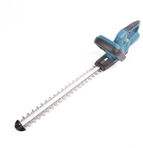 Badafaci Heckenschere, 18-V-21-V-Lithiumbatterie-Strauchschneider mit Dual-Lock-Schutz und 480-mm-Dual-Action-Klingen für Gärten, Parks, Bauernhöfe