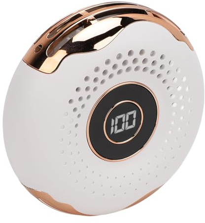ZAICOLER Ventilatore da Collana, Mini Ventilatore Portatile a Forma di Ciambella Ricaricabile Tramite USB, Silenzioso, da Appendere Al Collo, con Batteria da 1200 MAh e Motore Brushless, per Ufficio
