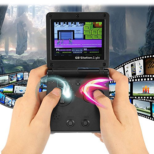 Gameboy Console de Jeu Portable Built-in 142 Jeux Classiques Cadeaux d'anniversaire pour Les Enfants Noël Tetris Pas Cher Zero Ecran Classic
