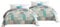 WOLTU® 2 x Tagesdecken Bettüberwurf Steppdecke Patchwork Wendedesign Bettdecke Stepp Decke Doppelbett unterfüttert und gesteppt, 240x260 cm