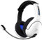 PDP Gaming LVL50 Wireless Kopfhörer mit Mic für or PlayStation, PS4, PS5 - PC, Laptop Compatible - Geräuschunterdrückung Mikrofon, Bass Boost, Lightweight, Soft Comfürt Over Ear Headphones - weiß