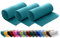 wometo 3er Set Polar Fleecedecke oekoTex 130x160 ca. 400g mit Anti-Pilling und Kettelrand türkis Petrol