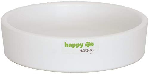 happy nature Keramik Blumentopf Untersetzer Ibiza Weiss matt