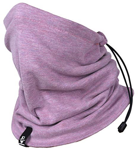 VECRY Halswärmer Gamasche Gesichtsmaske Bandana für Herren Damen Sturmhaube Gesichtsschutz Winter Sommer Schal (Rosa)