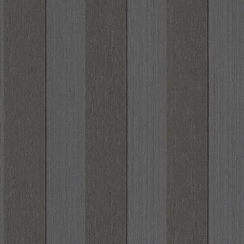 Profhome Textiloptik Tapete 961944-GU Textiltapete braun grau 0,53 m x 10,05 m / 5,33 m2