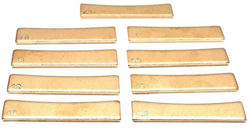 RANRAO 9 Größen Gitarrenradius, Metall, Griffbrett, Bunddrücken, Caul-Einsatz, Gitarren-DIY-Werkzeuge