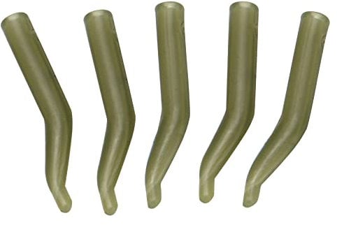 Bruafsir 50Pcs/Lot Carp Fishing Hook Sleeve Hair Rig Line Aligner Soft Anti Fishing/Line Aligners Accessories