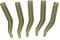 Bruafsir 50Pcs/Lot Carp Fishing Hook Sleeve Hair Rig Line Aligner Soft Anti Fishing/Line Aligners Accessories