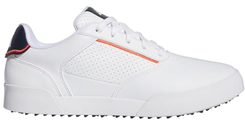 adidas Men's Retrocross Spikeless Golf Sneakers 7 FTWR White/FTWR White/Collegiate Navy