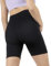 MOMO WAY Radlerhose Damen Kurze Sporthose Bikershorts Leggins für Fitness Gym Bike Oder Alltag Yogahose Jogginghose Schwarz S