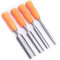 OITTo Wood Chisel with Heavy-Duty Design, Hardened and Tempered Steel Blade, Chisel for Use with Hammer or Mallet 4-Piece Set