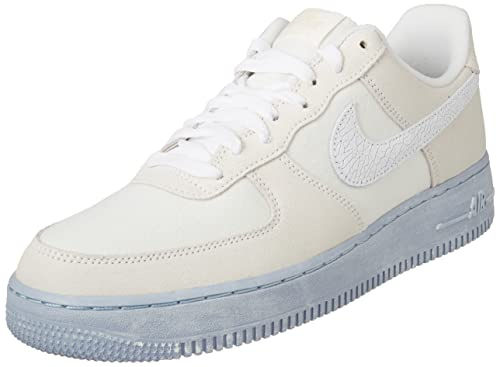 NIKE DV0787-100 Air Force 1 '07 LV8 EMB Sneaker Male Summit White/White-Blue Whisper EU 41