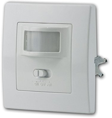 world-trading-net - Détecteur de mouvement encastré, angle de détection env. 160°, connexion à 2 fils, adapté aux LED