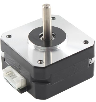 BCZAMD 3D-Drucker-Motor - Anycubi Kobrra Extruder Motor Replace - E-Achse Nema 17 Schrittmotor Bipolar 42 Motor: 1.8deg 2 Phrase Welle 22mm 1.0 A Heißes Ende Teil ohne Zuleitung - Packung mit 1