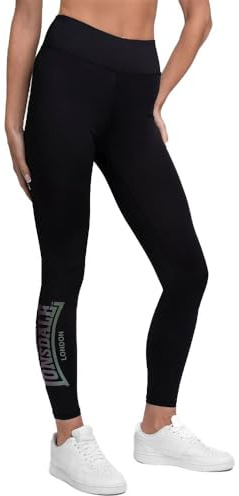 Lonsdale Frauen Leggings COALMOOR, Black/Rainbow, XL, 117590