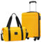 COOLIFE Handgepäck Koffer 55x35x20cm und Kabinentasche 20L(40x25x20cm) Set, Koffer Set passend für Ryanair, Reisekoffer ABS Hartschale kabinenkoffer mit 4 Rollen und praktischem TSA Schloss
