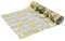 Tischläufer Schwarz Gold,Schwarz Gold Tischdecken Dekostoff,Tischband aus Organza,Polyester Tisch läufer Tischdeko für Advent Karneval Taufe Geburtstage Hochzeit zu besonderen Anlässen 43 cm×10M