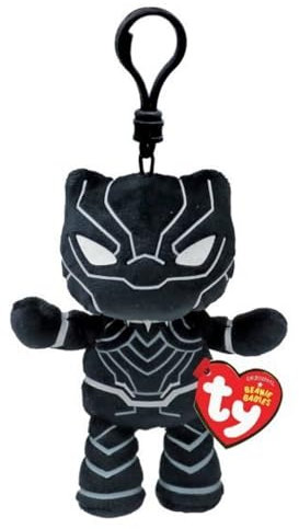 TY, Beanie Babies Original, Black Panther, Clip, ca 10 cm