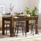 Myheimly Esstisch mit simplen Linien Küchentisch Esszimmertisch Speisetisch Tisch Esszimmer Küche Esszimmermöbel 140x74,5x76cm Holzwerkstoff Räuchereiche