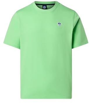 North Sails Herren T-Shirt aus Baumwolljersey mit kurzen Ärmeln - Regular Fit, Summer Green, XXL