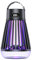 Mata Mosquitos Electrico, Lampara Antimosquitos Exterior, Lámpara Antimosquitos Recargable, Resistente all'acqua IPX5, 2000V, con Lámpara Led, para Interior, Exterior, Camping, Viajes (Negro 2)