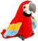HoveeLuty Loro parlante Que Repite lo Que Dices. Peluches parlantes con grabación electrónica, pájaro Animado Mueve Las alas, Ideal para niños y niñas. Loro Rojo.
