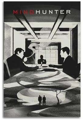 AHSEOIWRJH Mindhunter Poster, Vintage-Druck, Wandkunst, Poster, dekoratives Gemälde, ästhetische Leinwand-Dekoration für Wohnzimmer, Schlafzimmer, 30 x 45 cm, ungerahmter Stil