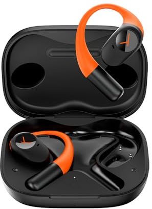 beyerdynamic AMIRON 200 True Wireless, Open-Ear Sportkopfhörer mit ergonomischen Ohrbügel, Bluetooth 5.3, 36 Stunden Akkulaufzeit in Sport